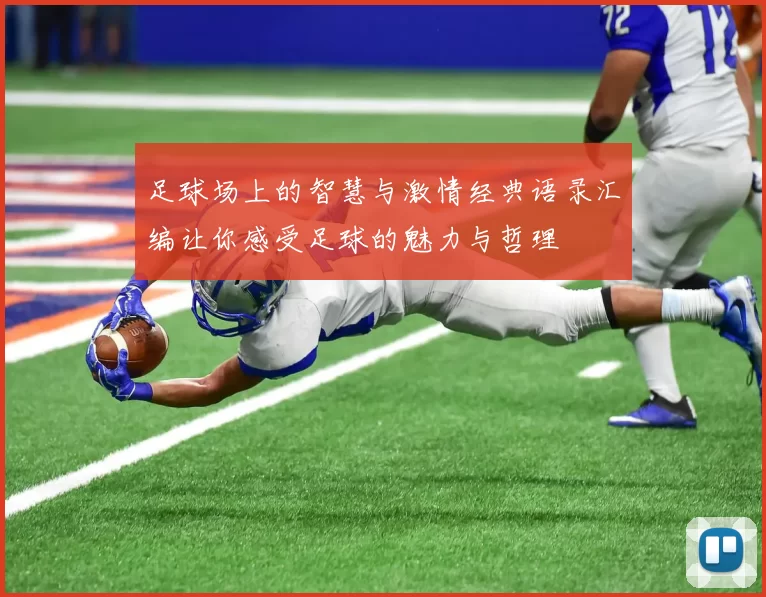 足球场上的智慧与激情经典语录汇编让你感受足球的魅力与哲理